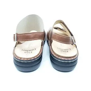 Finn Comfort | Shoes | Finn Comfort Sandal Gomera Brown  Finn Comfort Sandal Gomera Brown Leather Comfort Open Toe Womens EUR 39/US 8 main image 0